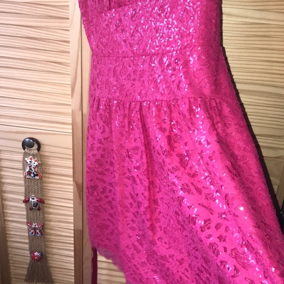 Stunning Pink Beaded BCBG dress - Picture 16 of 16